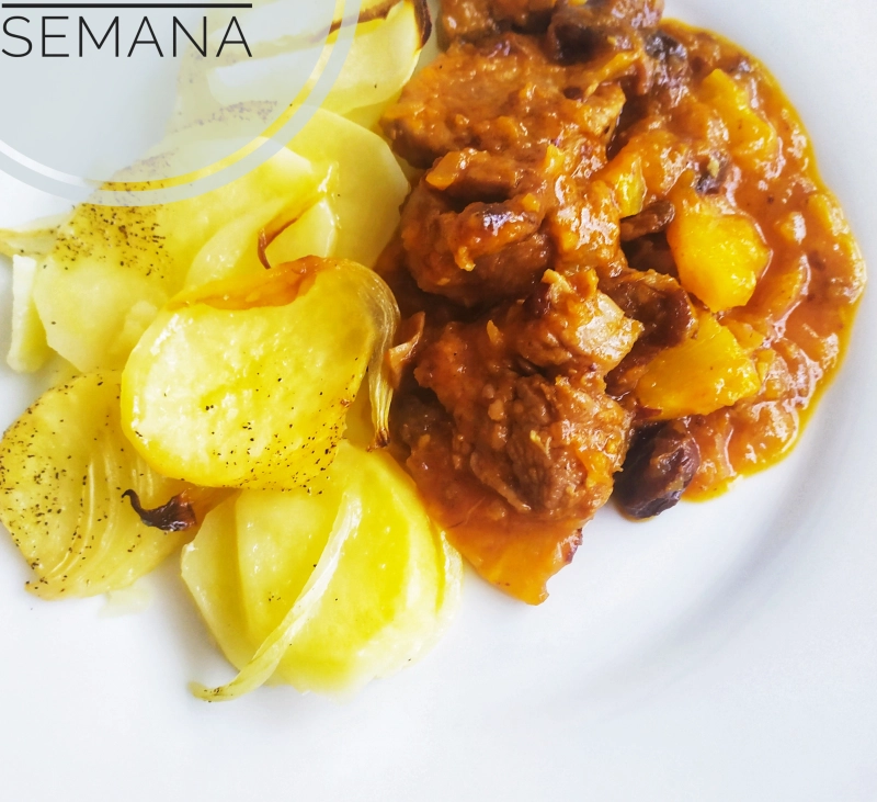 Solomillo de cerdo agridulce con Thermomix