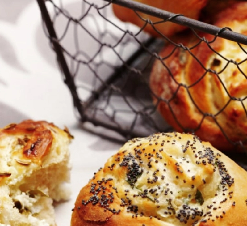 Panecillos de queso de cabra con Thermomix