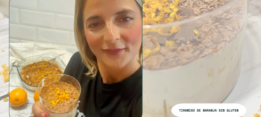 TIRAMISÚ DE NARANJA CON THERMOMIX SIN GLUTEN