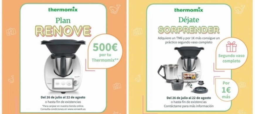 RENOVE THERMOMIX O TM6 CON SEGUNDO VASO
