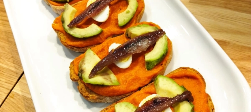 TOSTA DE PATE DE ZANAHORIAS