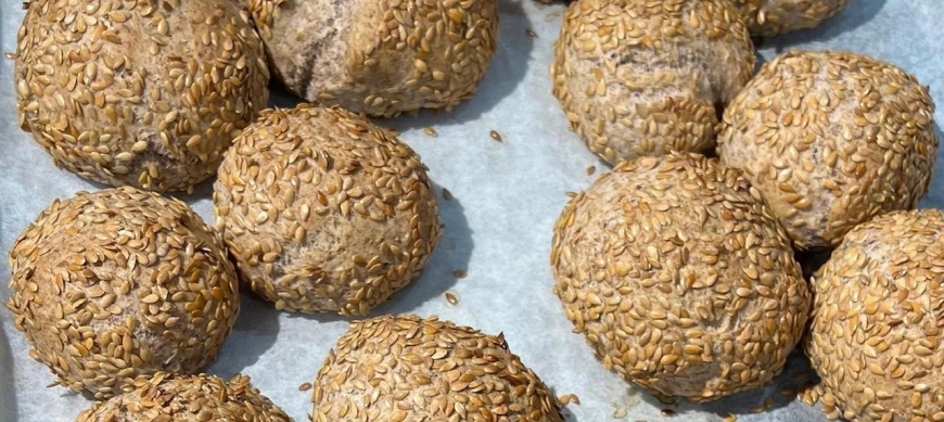 Bollitos Integrales con muesli y nueces