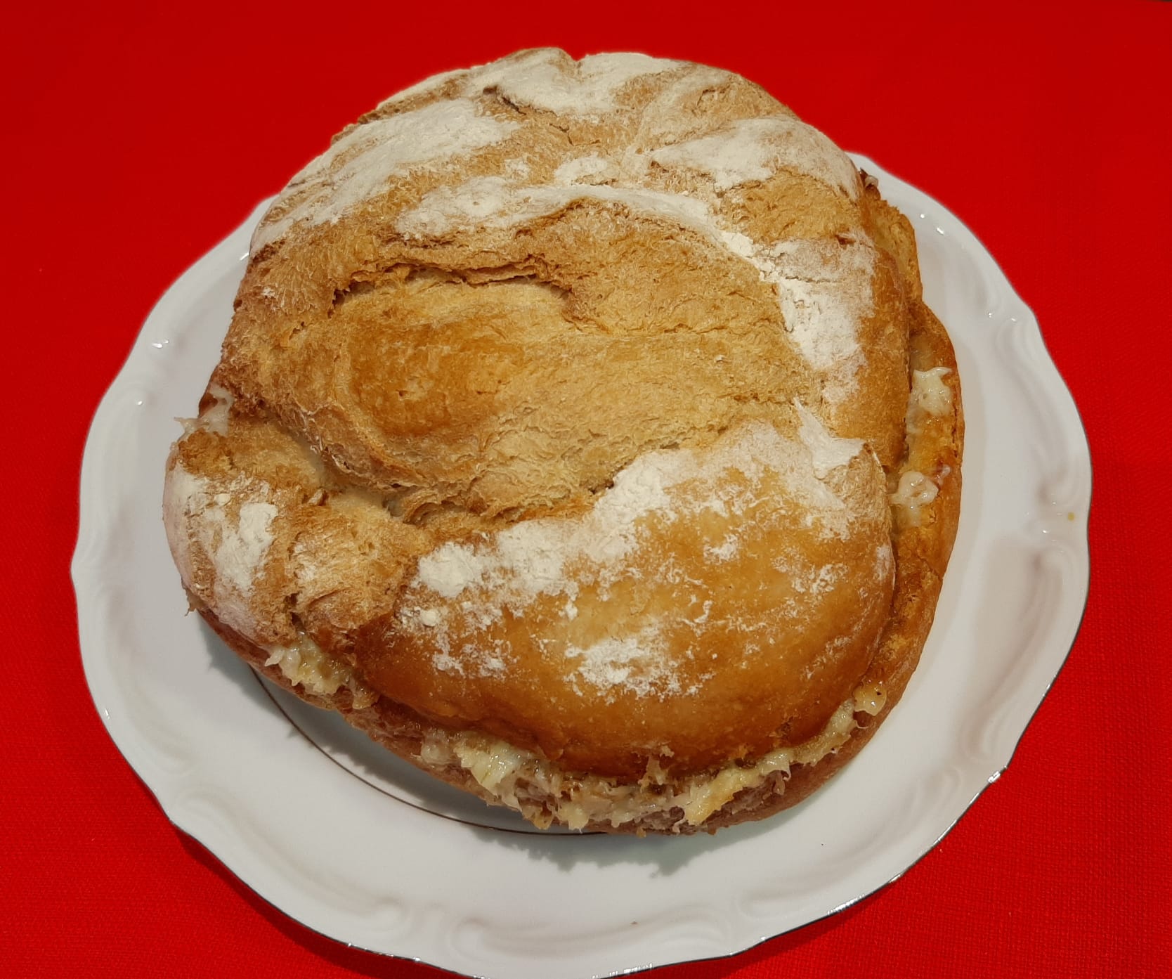 FONDUE EN PAN DE PAYES Thermomix® Aperitivos, entrantes y tapas