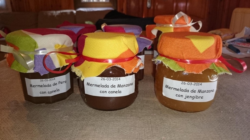 MERMELADAS DE MANZANA O PERA CON CANELA O JENGIBRE
