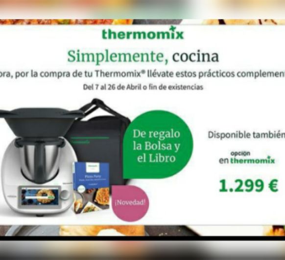 TM6 + BOLSA + LIBRO PIZZA PARTY!!!~ AHORA TU Thermomix® VIENE CON REGALO!!!