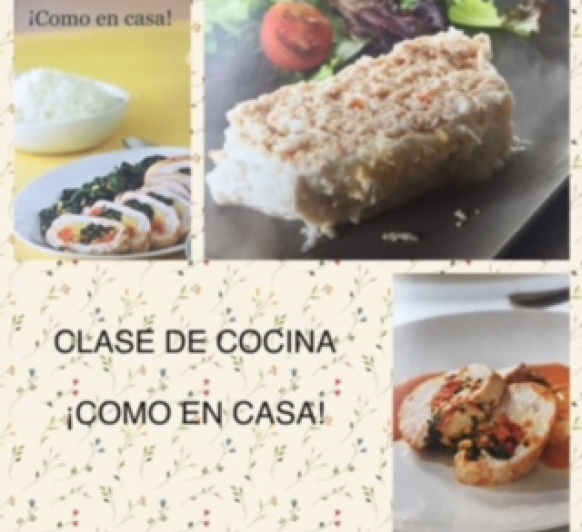 CLASE DE COCINA ¡COMO EN CASA!