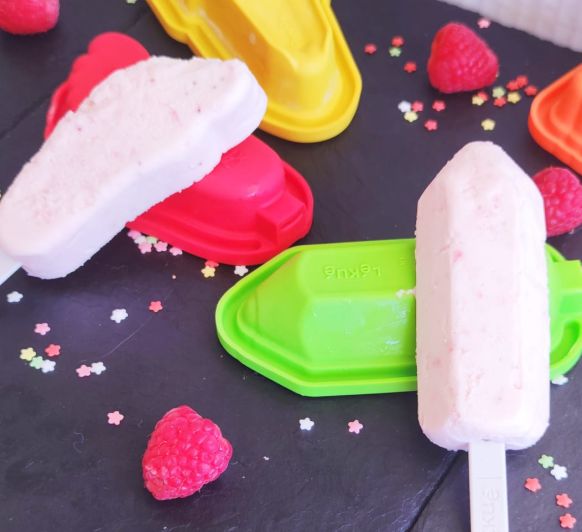 POLOS DE SEMIFRIO DE FRAMBUESA CON Thermomix®