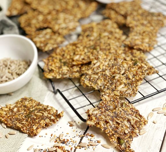 CRACKERS DE SEMILLAS CON Thermomix®