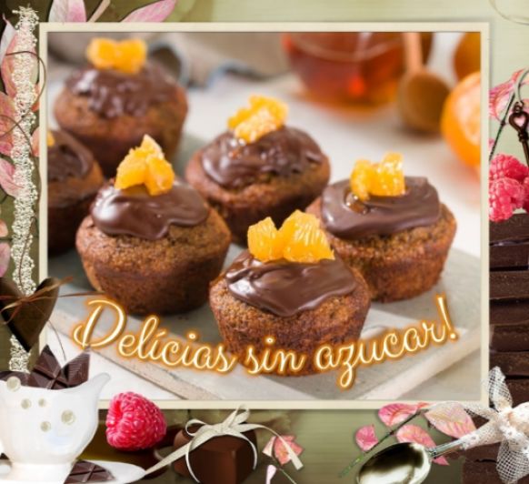 Bocaditos de avena con chocolate y mandarina