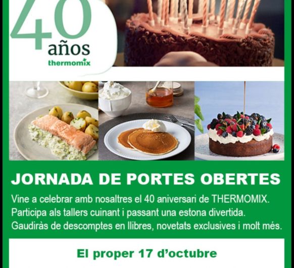 TALLERES 40 ANIVERSARIO DE Thermomix®