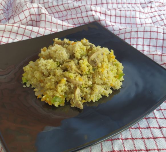 Quinoa con verduras salteadas