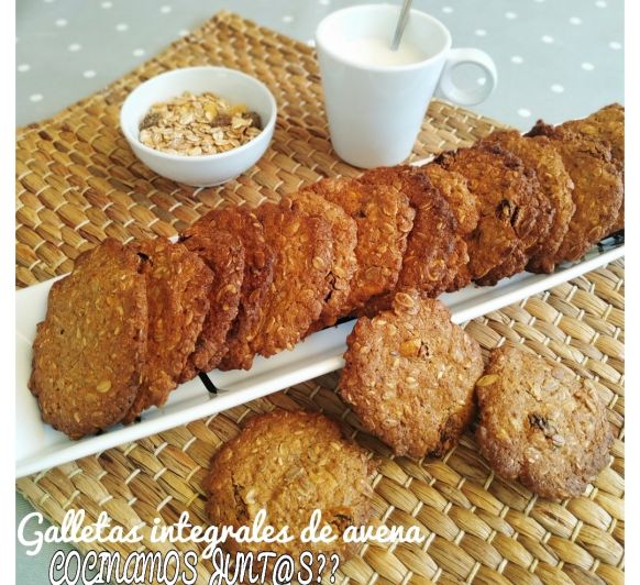 GALLETAS INTEGRALES DE AVENA CON Thermomix®