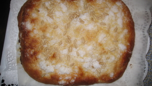 COCA DE BRIOCHE CON CHICHARRONES Thermomix® SABADELL